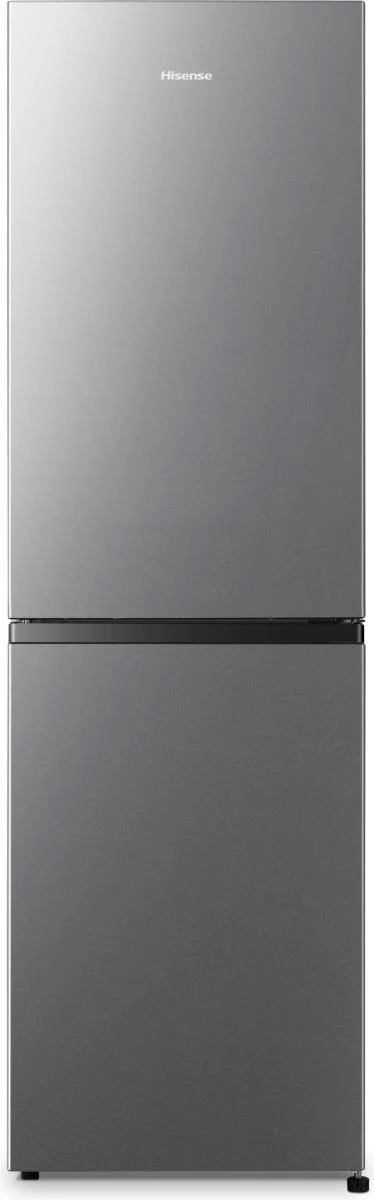 Hisense Freistehend Kühlschrank/Gefrierschrank, Silber, 256 l