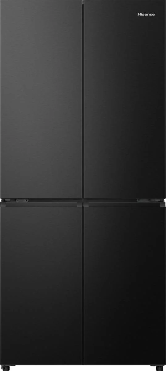 Hisense Freistehend Flügeltürkühlschrank, Schwarz, 483 l