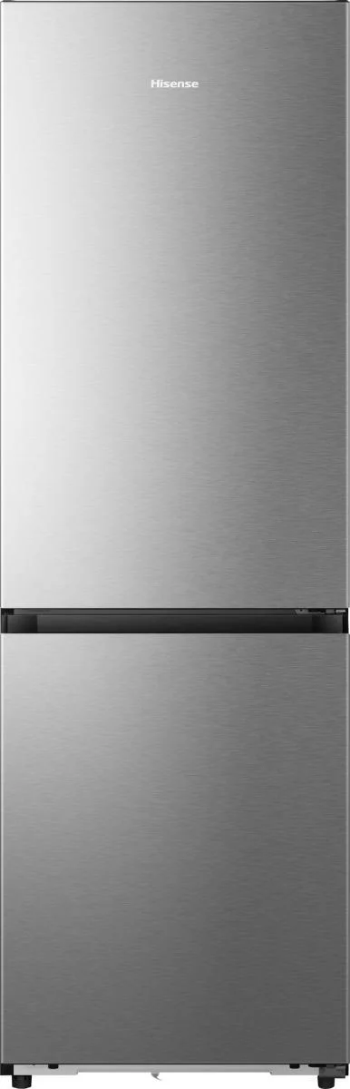 Hisense Hi3 Freistehend Kühlschrank/Gefrierschrank, Inox, 330 l