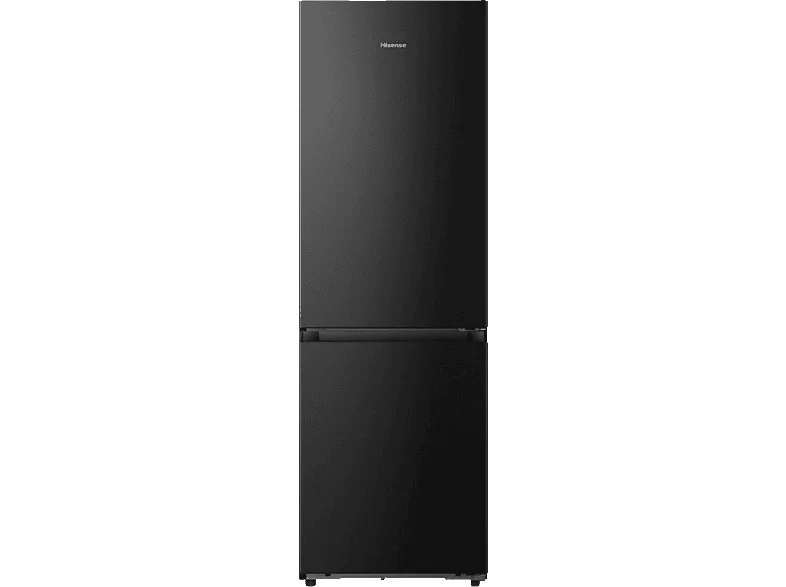 HISENSE RB5K330GSFC Kühlgefrierkombination (C, 330 l, 1856 mm hoch, Schwarz)
