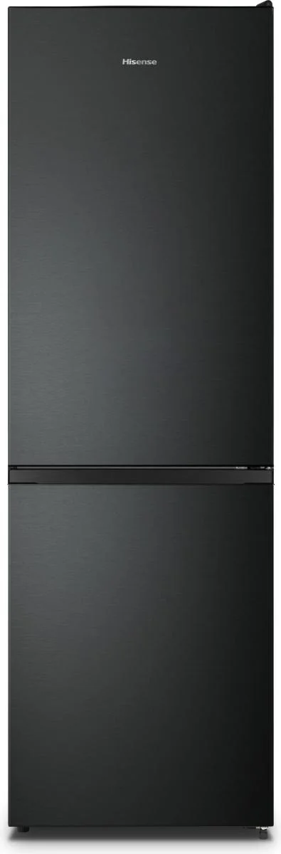 Hisense Freistehend Kühlschrank/Gefrierschrank, Black stainless steel, 304 l