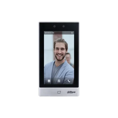 Dahua Technology DHI-ASI7213S-W Zutrittskontrollsystem Gesichtserkennungs-Terminal Schwarz, Silber
