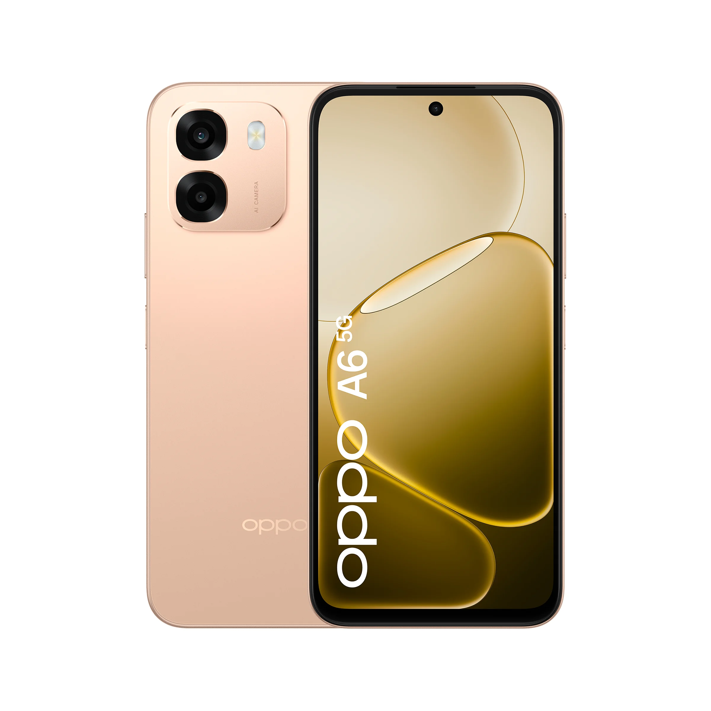 OPPO A6 5G 17,1 cm (6.75") Dual-SIM Android 15 USB Typ-C 6 GB 256 GB 6550 mAh Gold