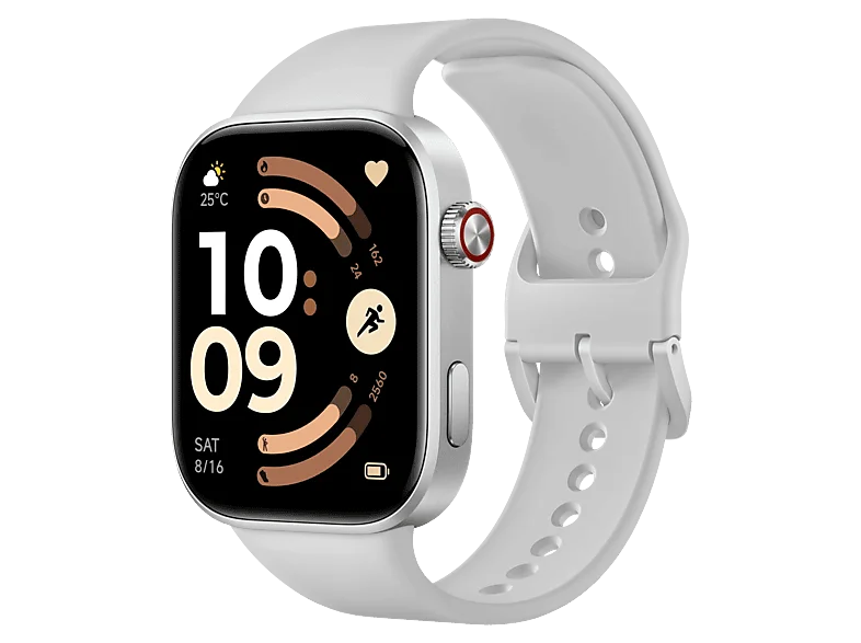 XIAOMI Redmi Watch6 Smartwatch TPU, 135-205 mm, Silver Gray