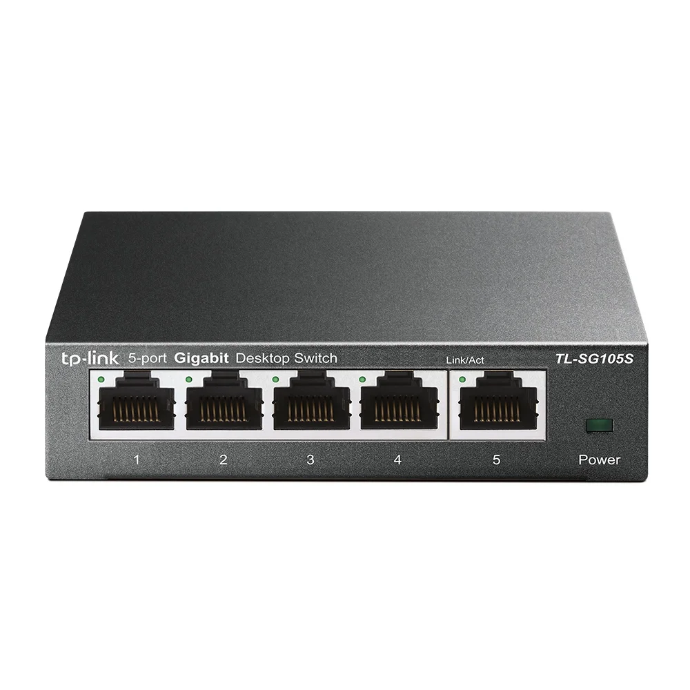 TP-Link TL-SG105S Unmanaged Gigabit Ethernet (10/100/1000) Schwarz