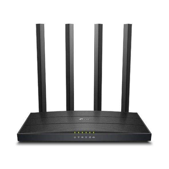 TP-Link Archer C6U WLAN-Router Gigabit Ethernet Dual-Band (2,4 GHz/5 GHz) Schwarz