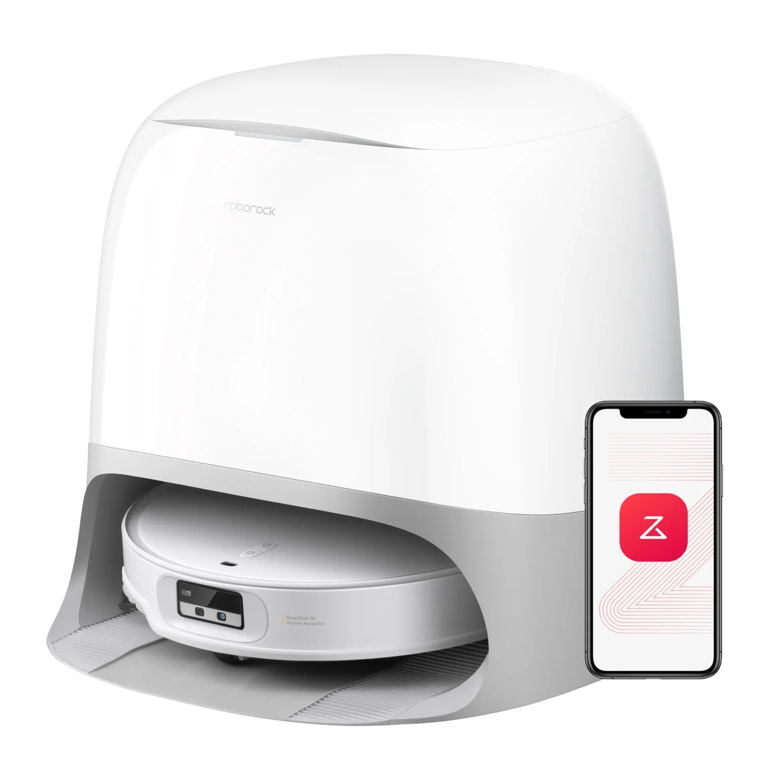 Roborock Qrevo CurvX 0,258 l Weiß