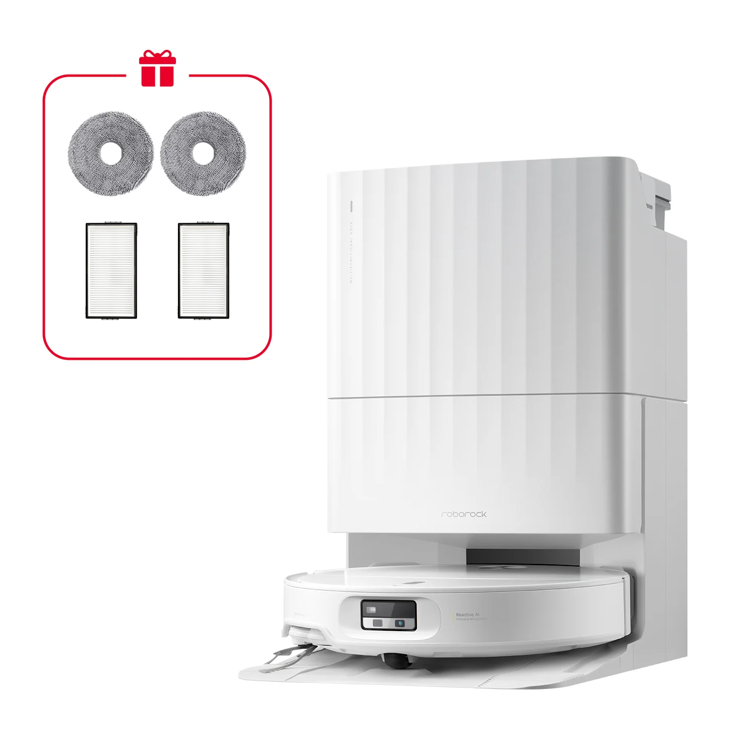 Roborock Qrevo S ProX 0,33 l Weiß