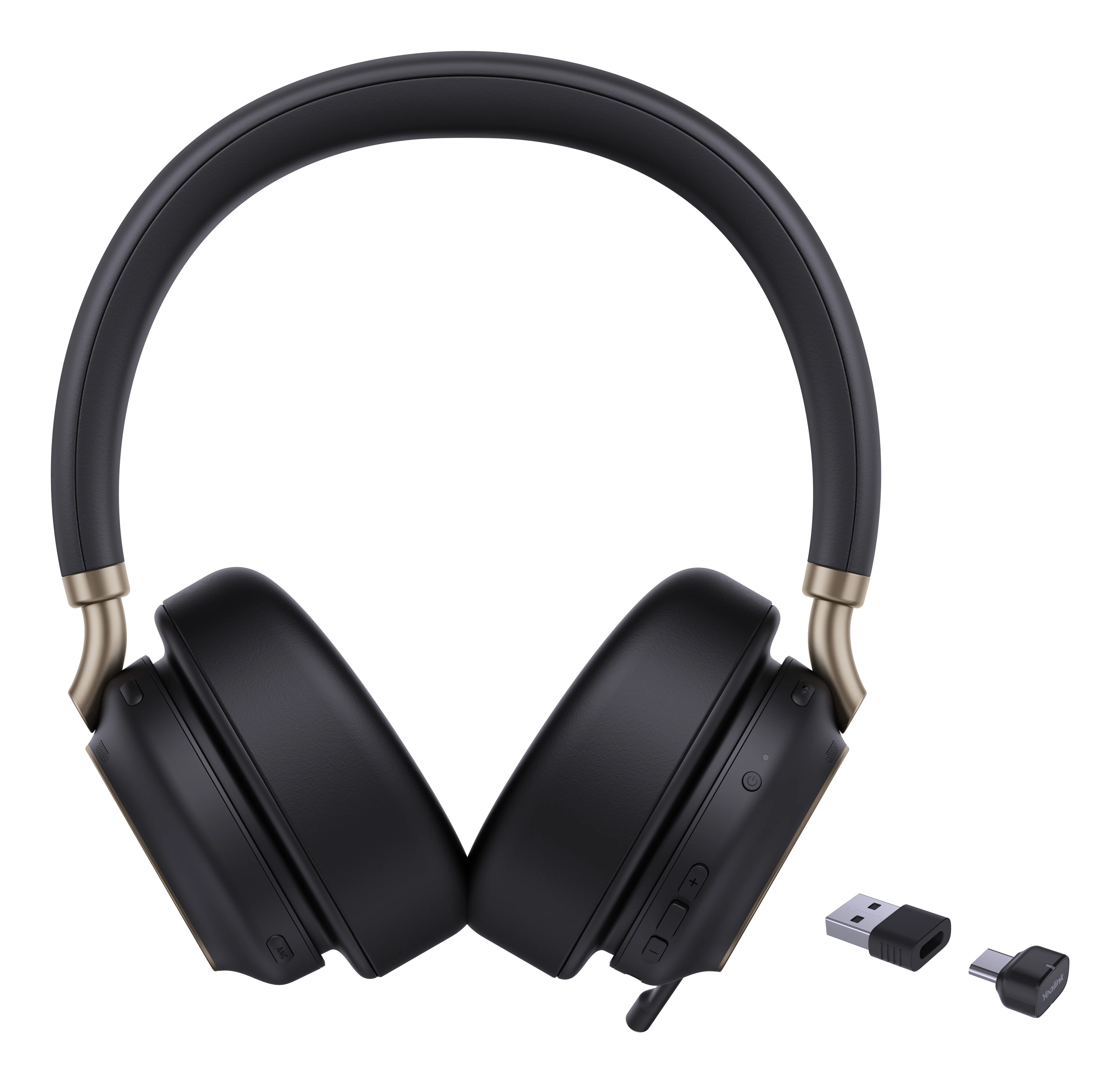 Yealink BH76 Plus Teams Schwarzes USB-C/A Headset