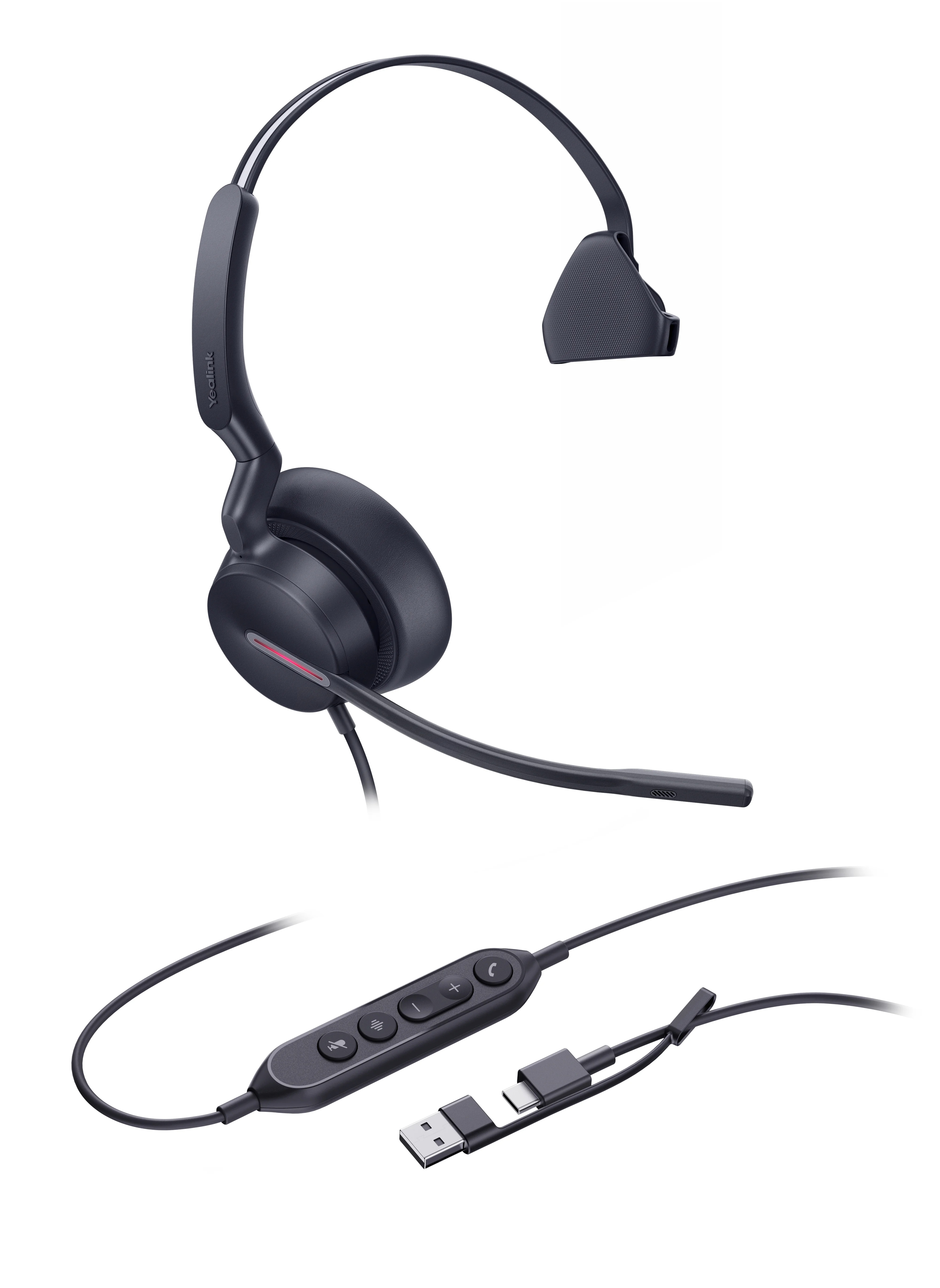 Yealink UH46 Mono USB-C/A Headset