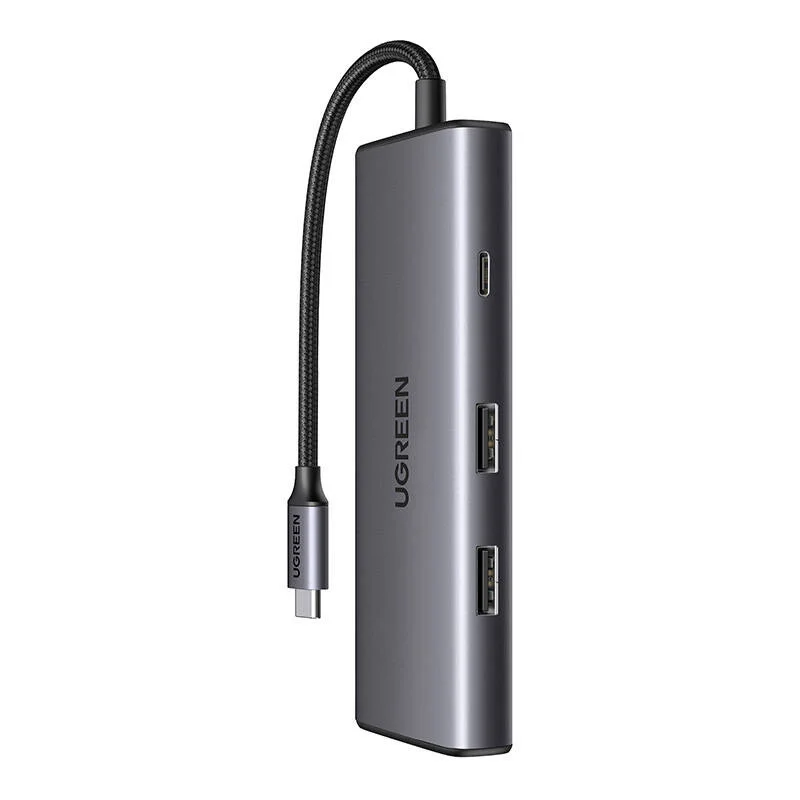 Ugreen 15531 Schnittstellen-Hub USB Typ-C 1000 Mbit/s Grau
