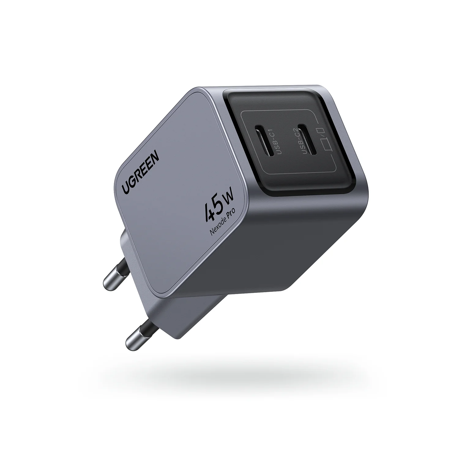 Ugreen 35008 Ladegerät für Mobilgeräte Universal Grau AC Schnellladung Drinnen