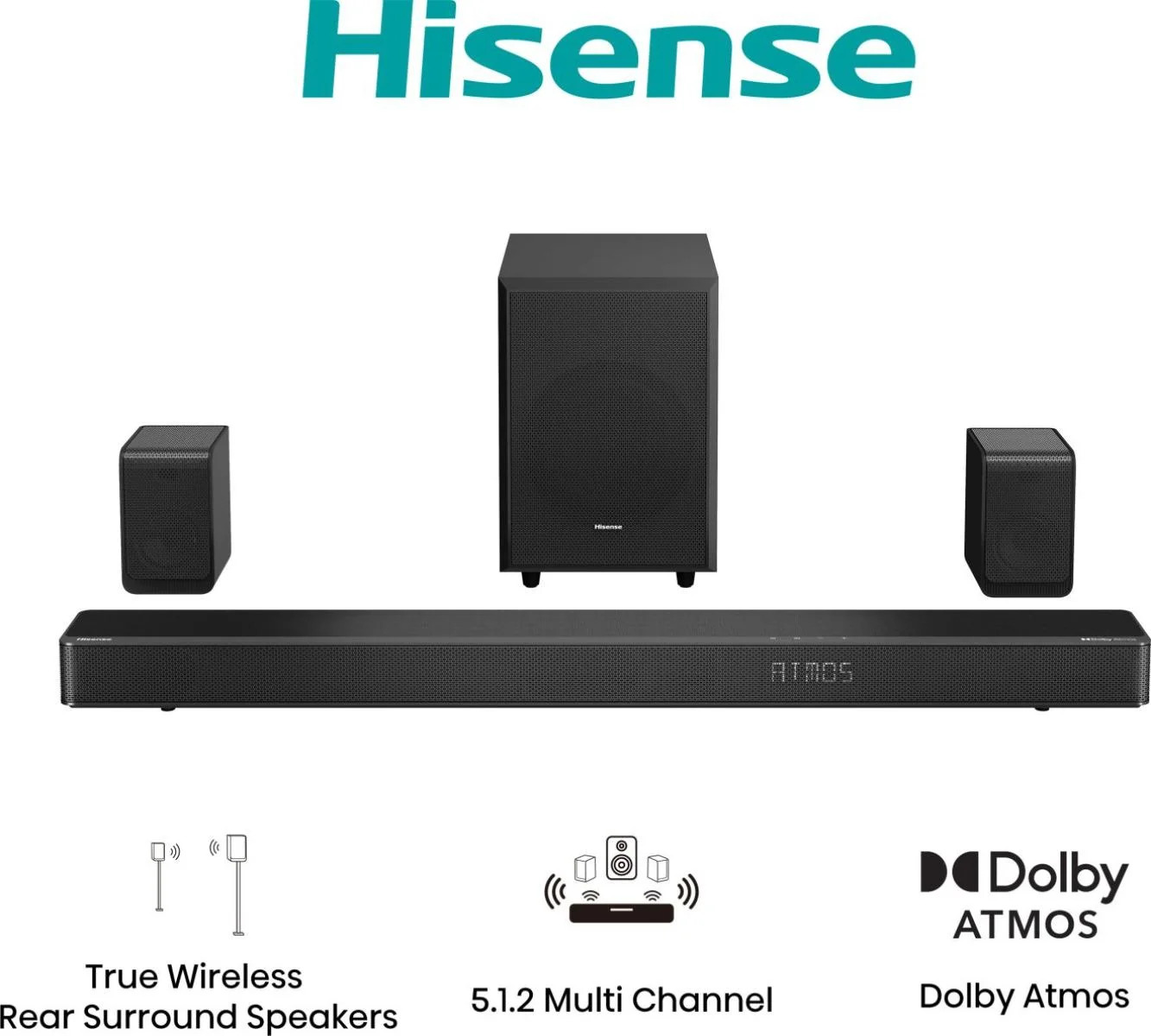 Hisense AX5125H 5.1.2 Kanal Soundbar