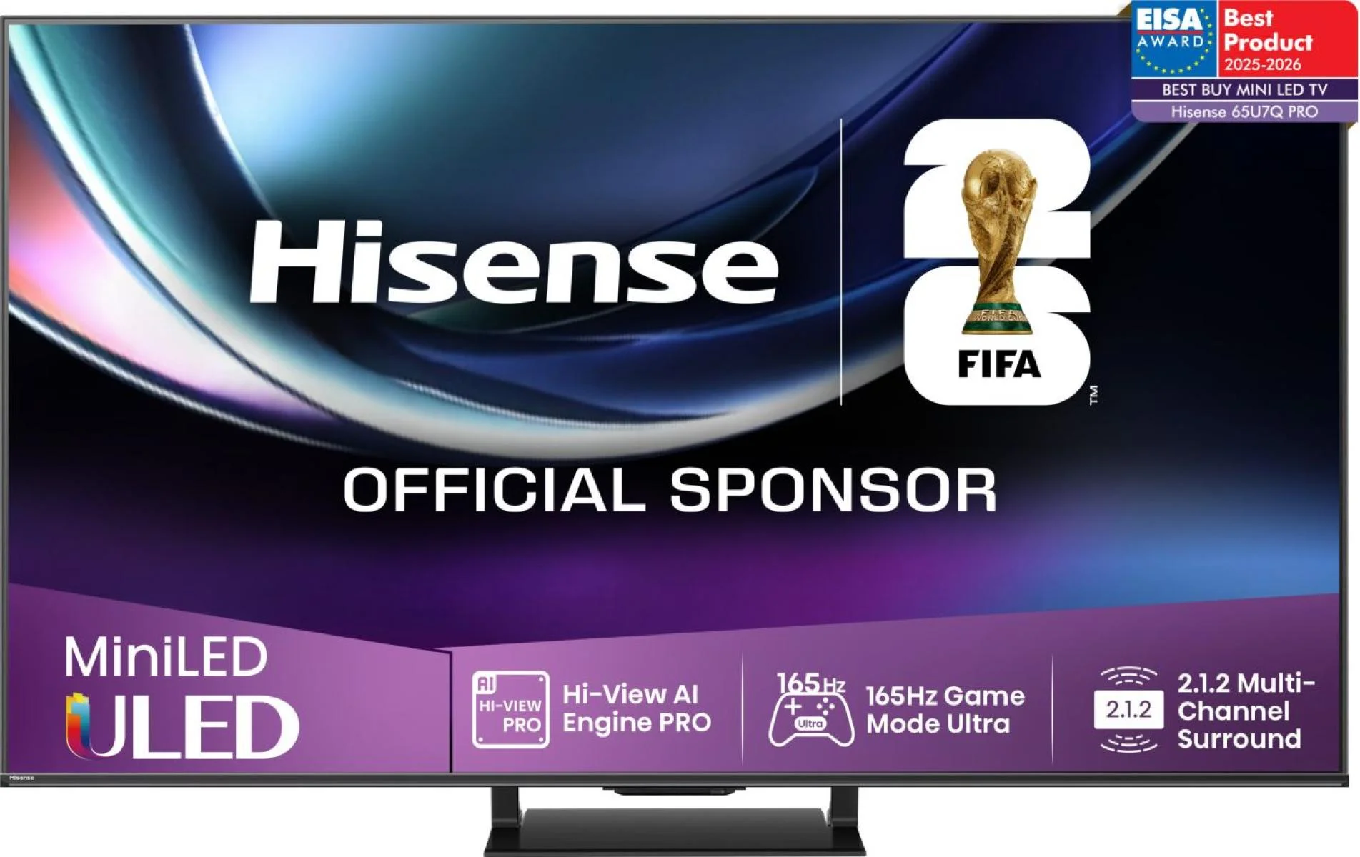 Hisense 65 '' U7Q PRO | ULED MiniLED Smart TV 4K 165 Hz