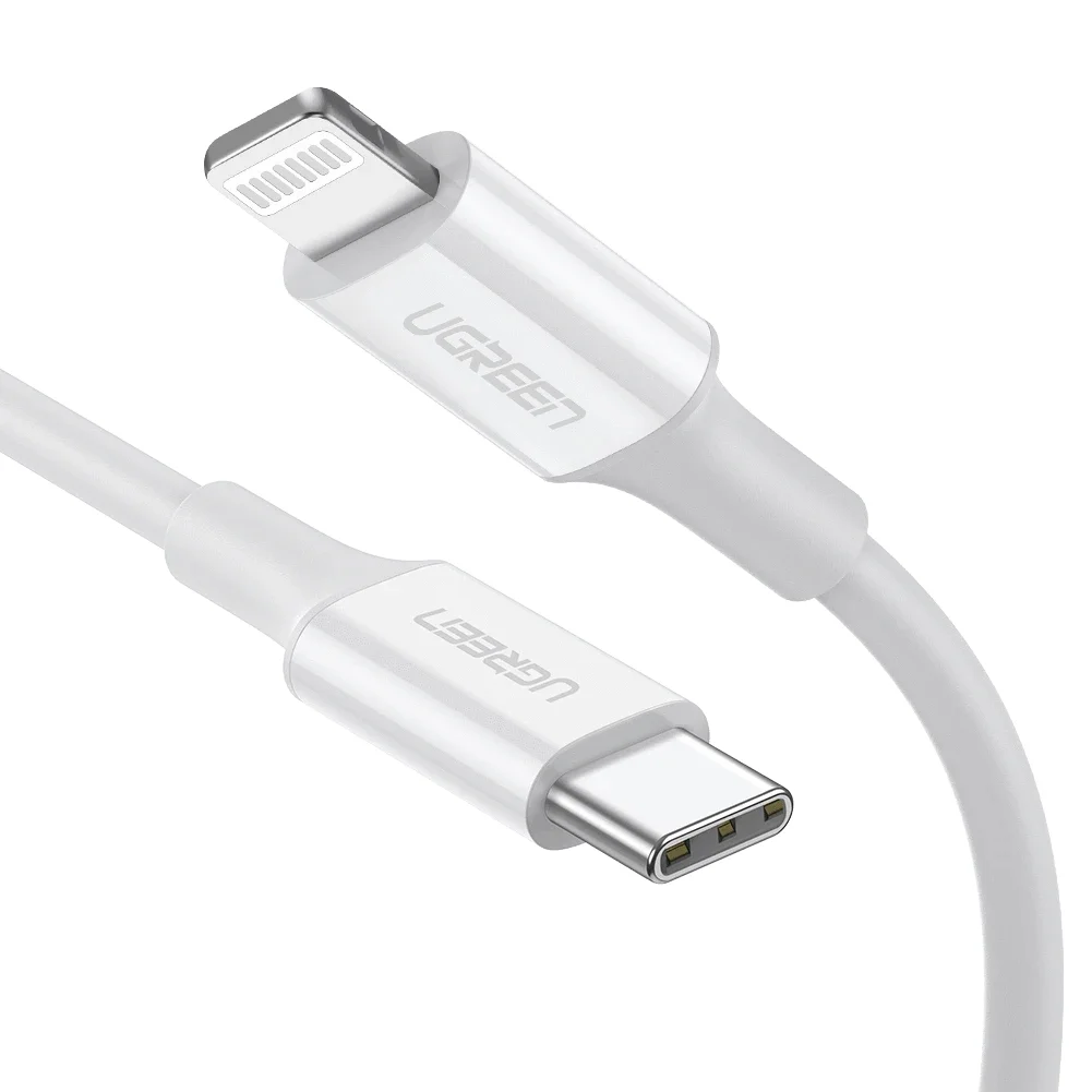 Ugreen 10493 Lightning-Kabel 1 m Weiß