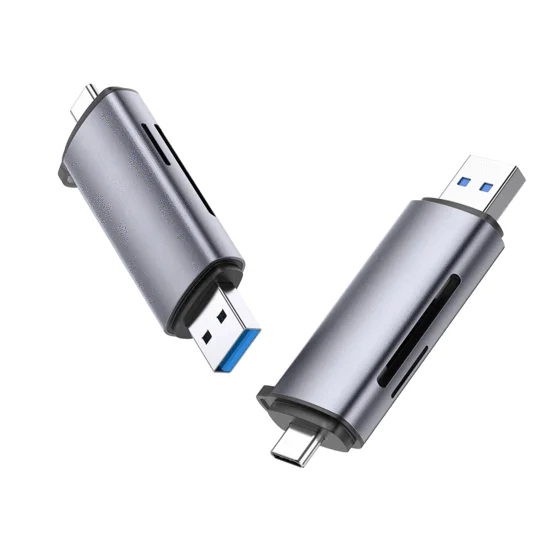 Ugreen 50706 Kartenleser USB/Micro-USB Silber