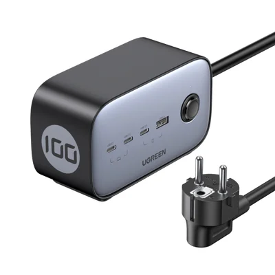 Ugreen DigiNest Pro 1 AC-Ausgänge Typ C 1,8 m 4 3680 W Schwarz