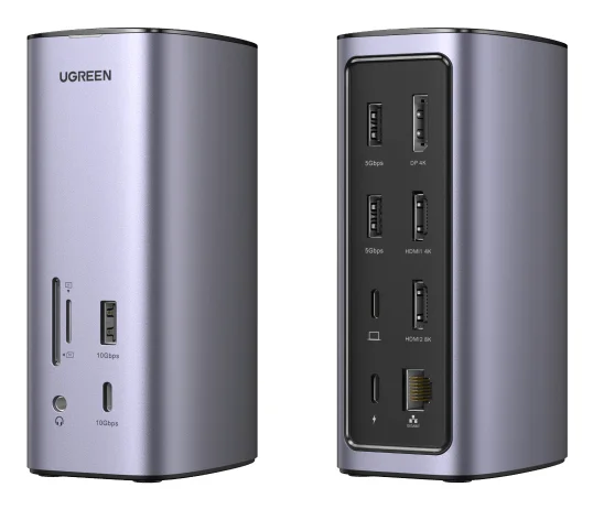 Ugreen Revodok Pro 312 10000 Mbit/s Grau