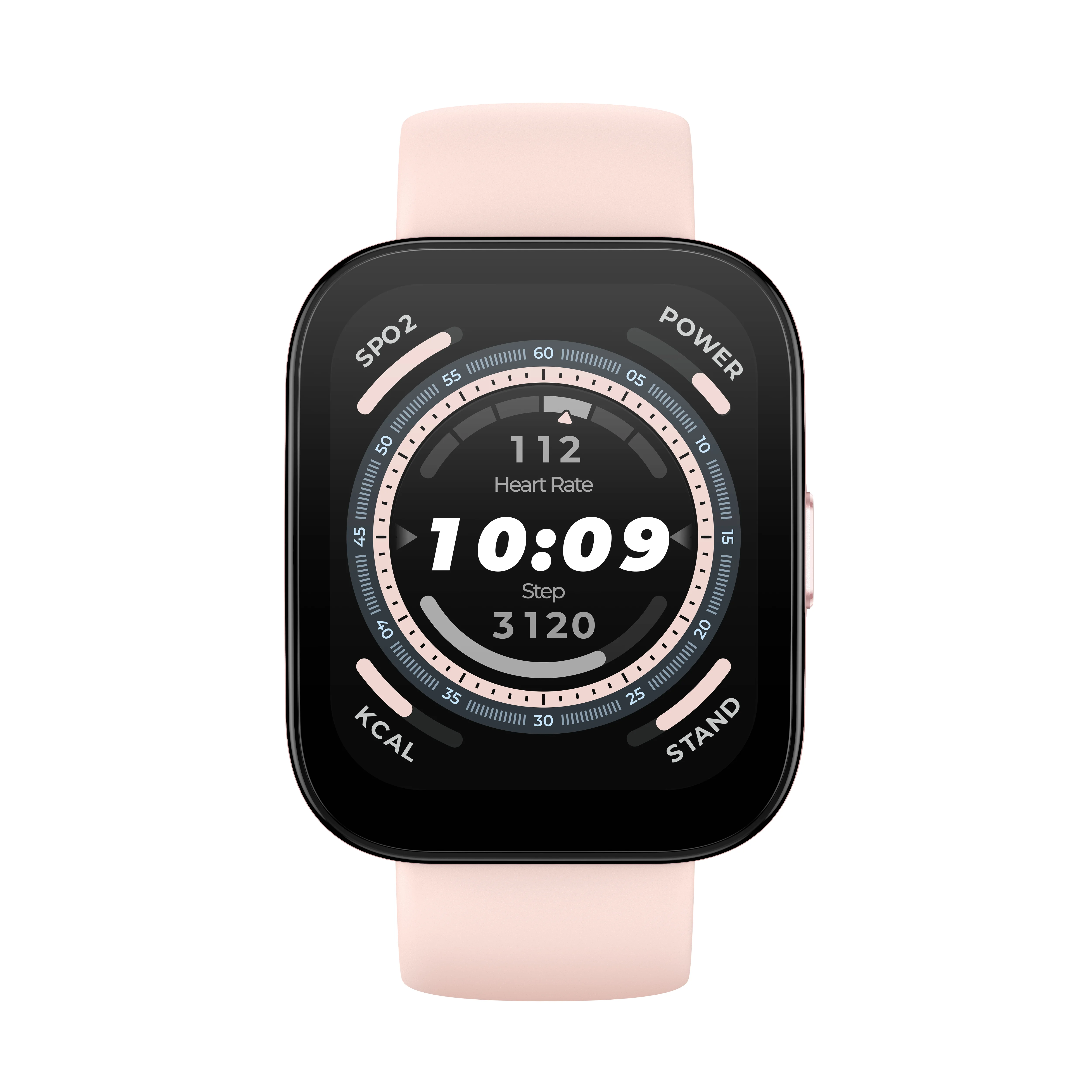 Amazfit Bip 5 4,85 cm (1.91") TFT 45.9 mm Digital 320 x 380 Pixel Touchscreen Pink GPS