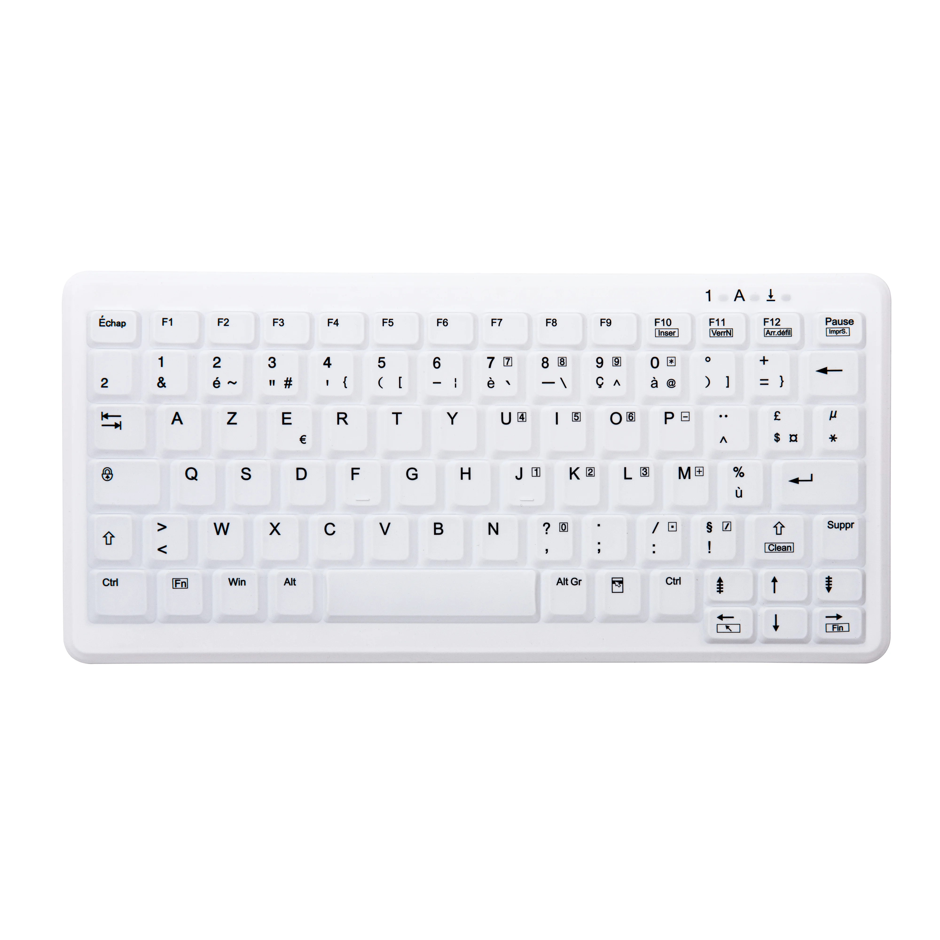 Contour Design Active Key AK-C4110 Tastatur Medizinisch RF Wireless AZERTY Französisch Weiß