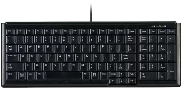 Contour Design Active Key Contour Industrietastatur IP68 Kompakt Kabelgebunden Schwarz DE C7000
