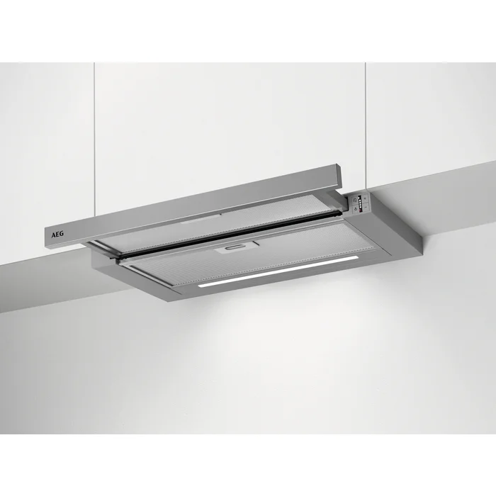 AEG DPS5650AM Halb eingebaut (Pullout) Grau 550 m³/h