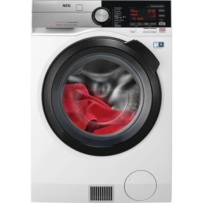 AEG L9WEF80690 Waschtrockner Freistehend Frontlader Weiß