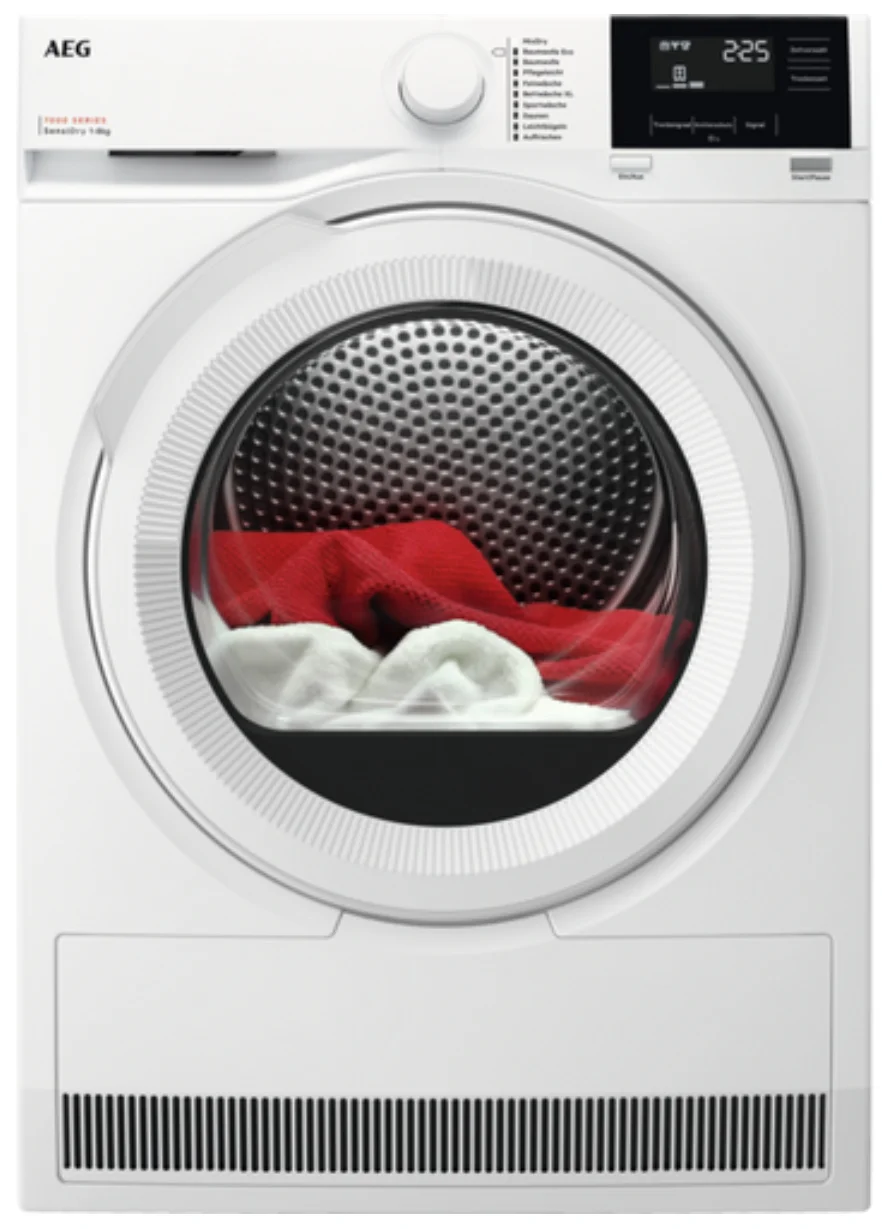 AEG Series 7000 TR7T60580 Wäschetrockner Freistehend Frontlader 8 kg Weiß