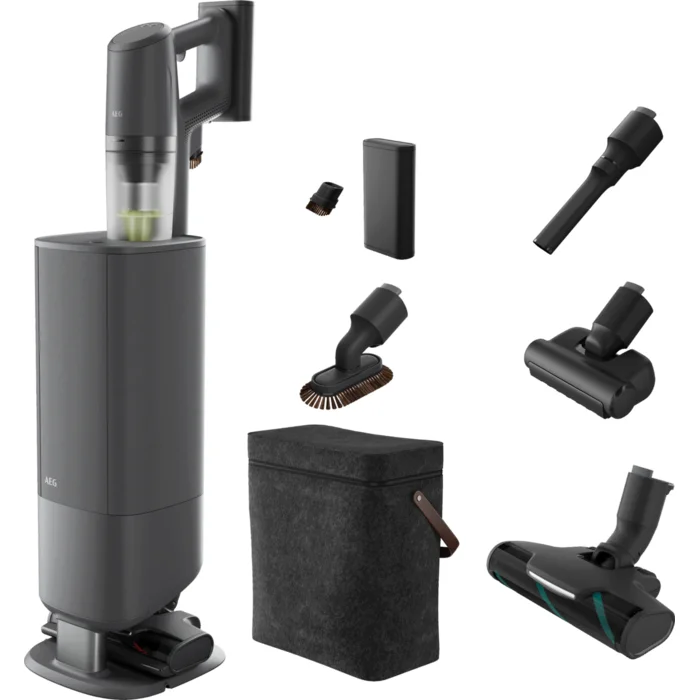 AEG AP83U25XNX Handstaubsauger Grau Beutellos