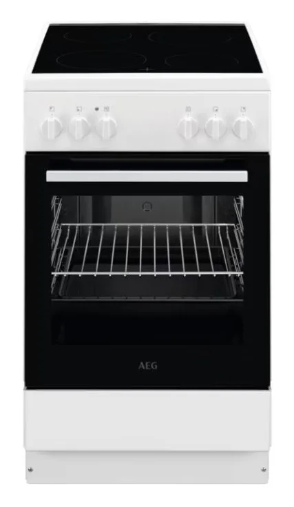 AEG CCB50090BW Freistehender Herd Elektro Keramik Weiß