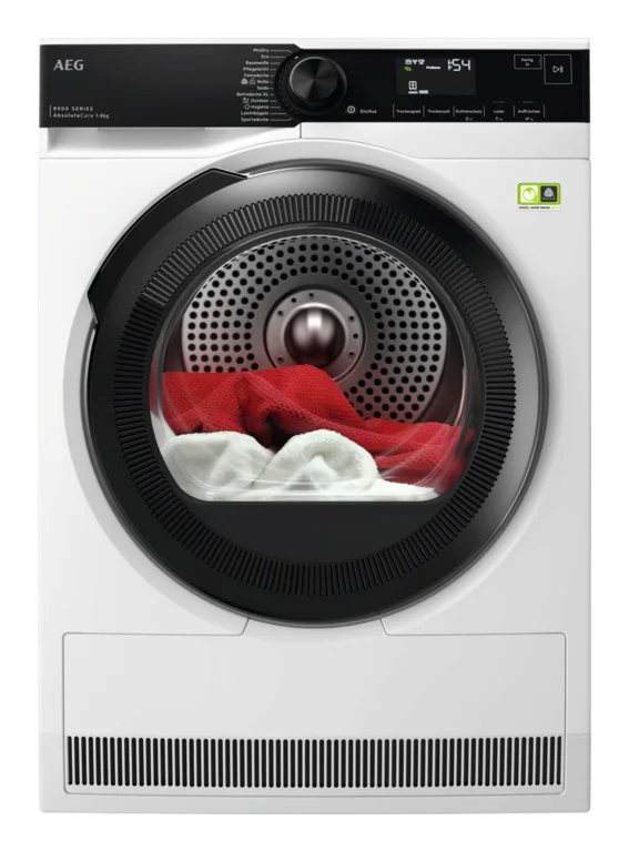 AEG Series 8000 TR8T75780 Wäschetrockner Freistehend Frontlader 8 kg Weiß