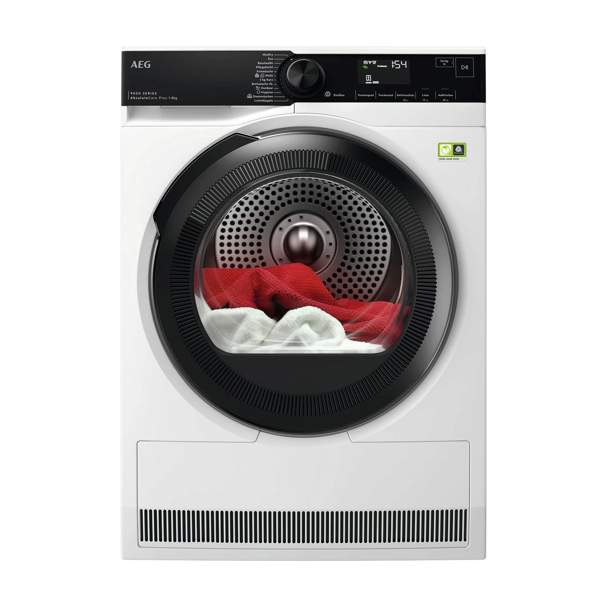 AEG Series 8000 TR8T75789 Wäschetrockner Freistehend Frontlader 8 kg Weiß