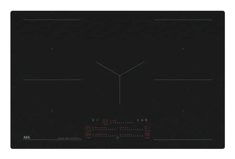 AEG TK85IM0FSZ Schwarz Integriert 83 cm Zonen-Induktionskochfeld 5 Zone(n)