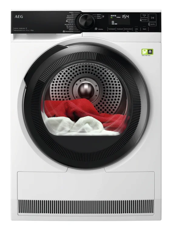 AEG Series 9000 TR9W75780 Wäschetrockner Freistehend Frontlader 8 kg Weiß