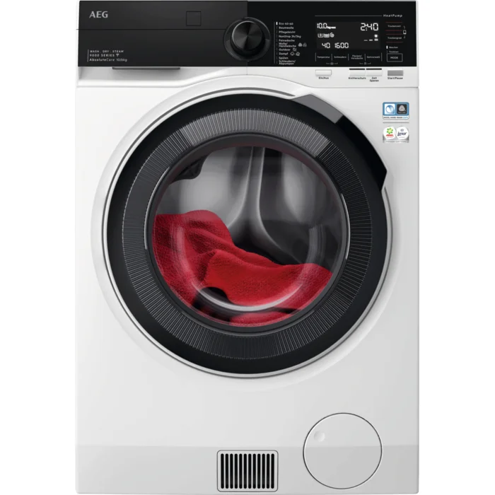 AEG LWR9W81600 Waschtrockner Freistehend Frontlader Weiß