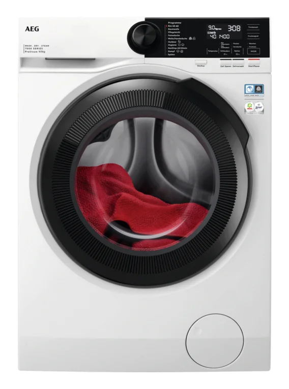 AEG LWR7G65690 Waschtrockner Freistehend Frontlader Weiß