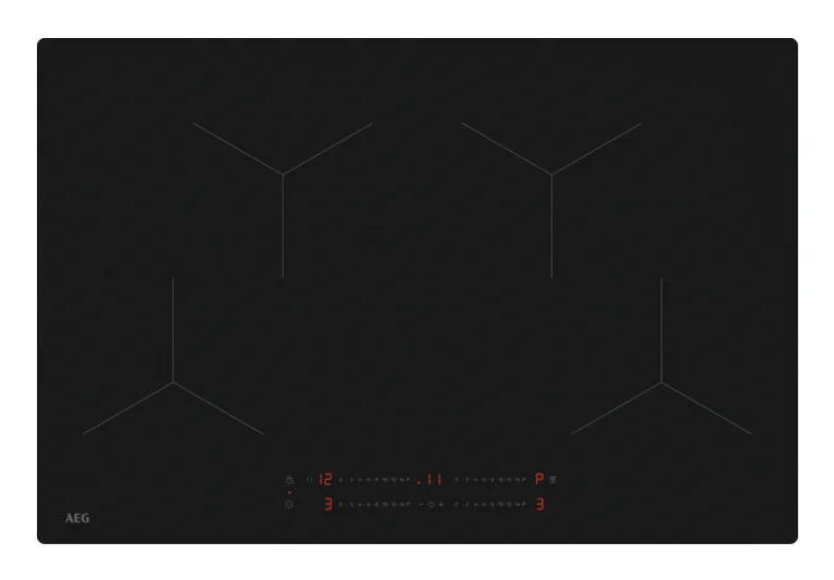 AEG TO84IA0FIT Schwarz Integriert 80 cm Zonen-Induktionskochfeld 4 Zone(n)
