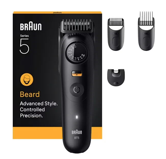 Braun BeardTrimmer 9 BT5520 Barttrimmer Akku 40 2 cm Nass & Trocken Schwarz