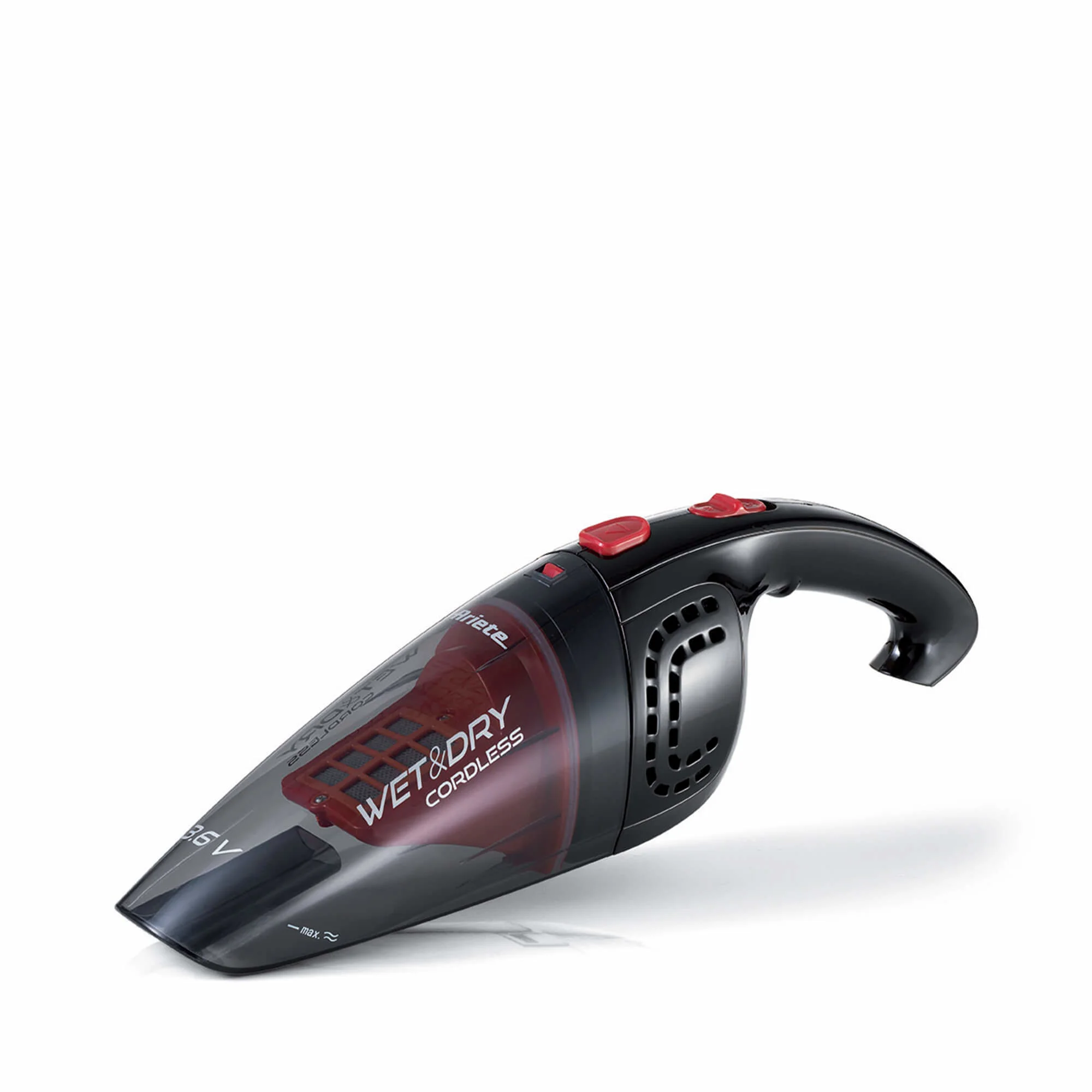 Ariete 2474/00 Handstaubsauger Schwarz, Rot Beutellos