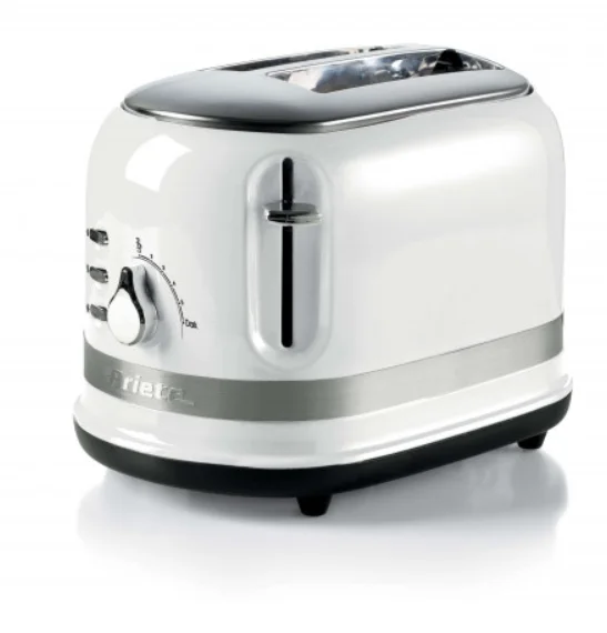 Ariete Moderna Line Moderna 6 2 Scheibe(n) Edelstahl, Weiß