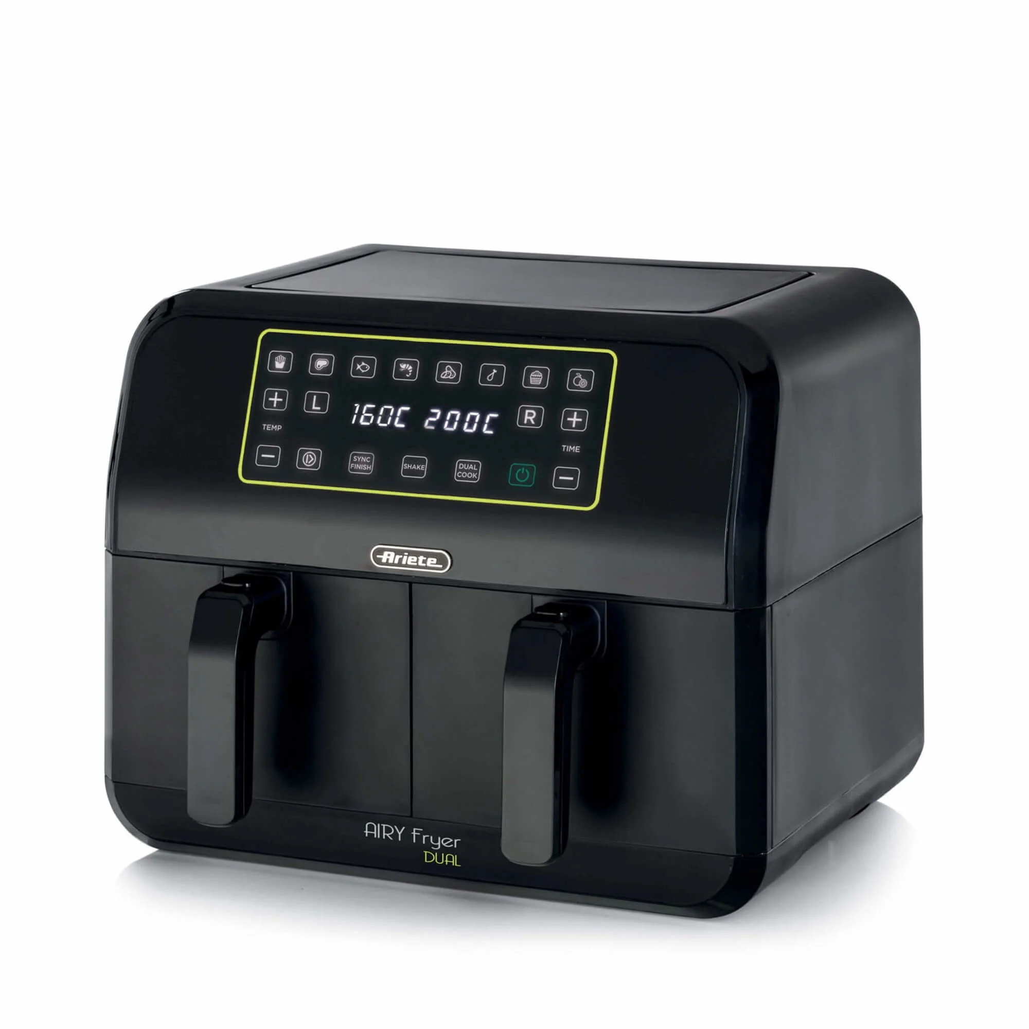 Ariete 4623/00 Doppel 8 l 1700 W Heißluftfritteuse Schwarz