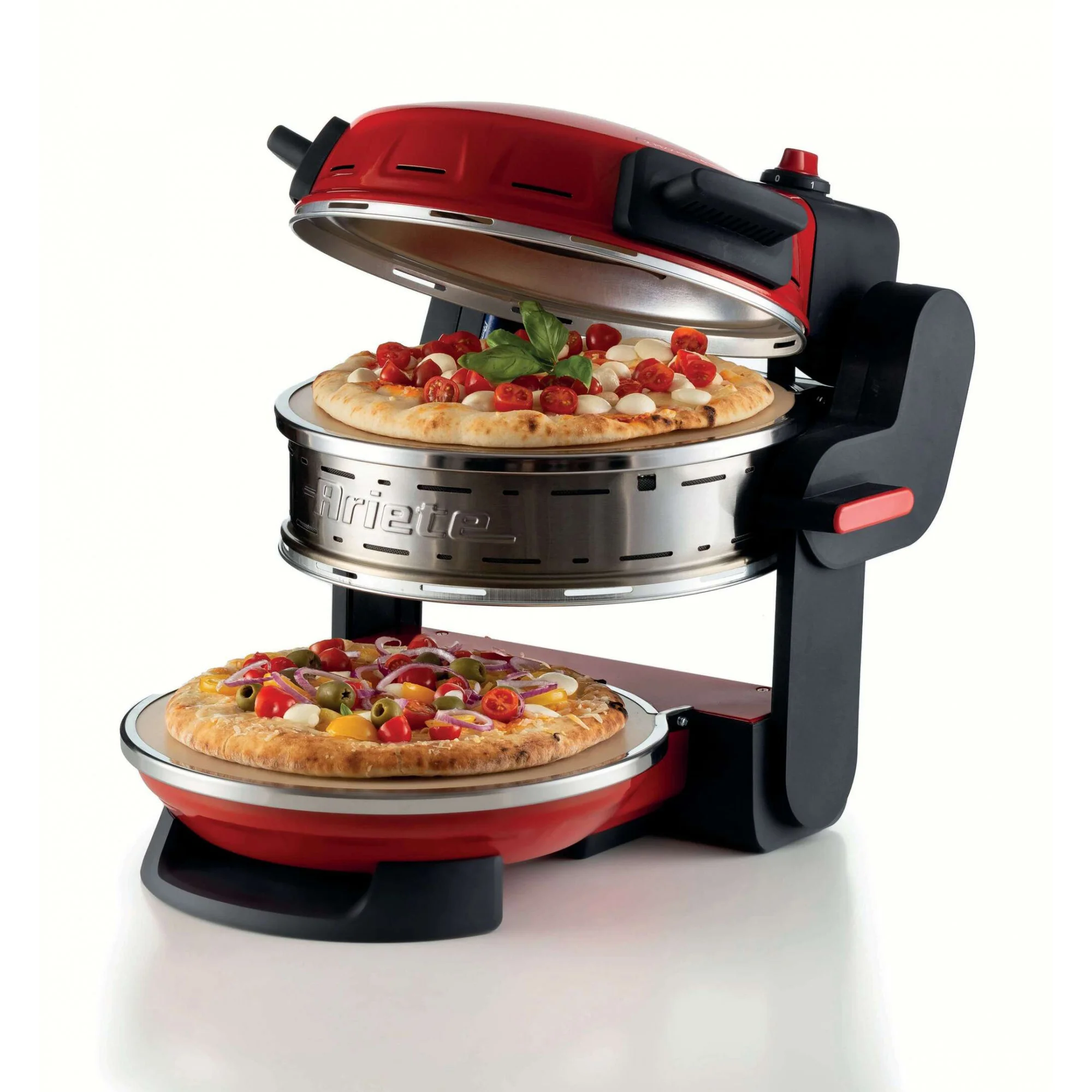 Ariete 0927/00 Pizzamacher/Ofen 2 Pizza/Pizzen 2300 W Rot