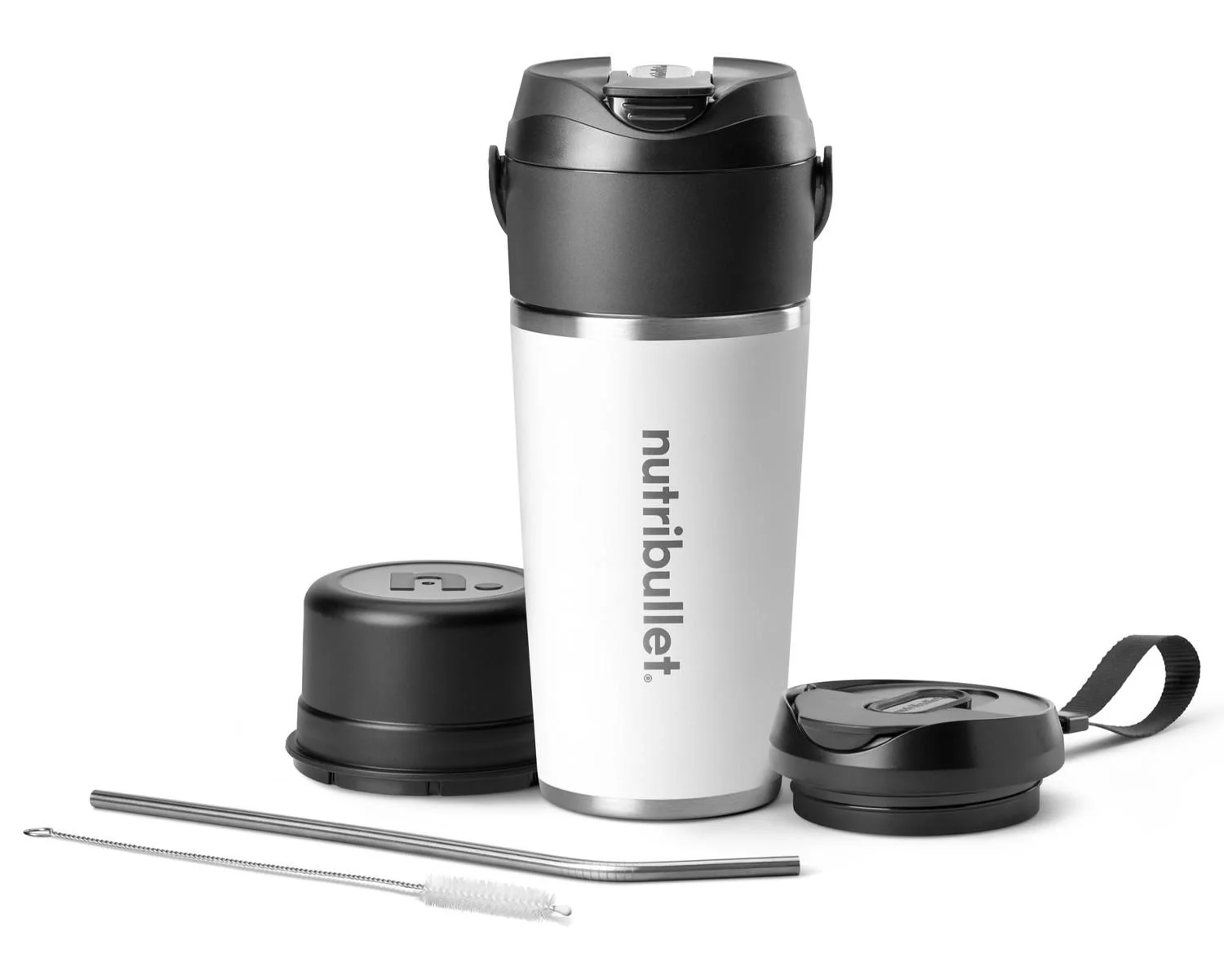 NutriBullet Flip 0,59 l Tragbarer Mixer Schwarz, Weiß