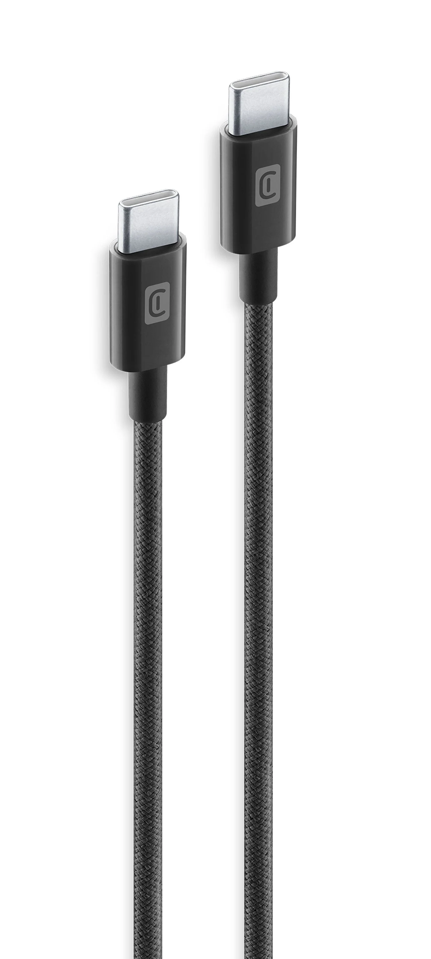 Cellularline 150 cm Geflochtenes Kabel - USB-C zu USB-C