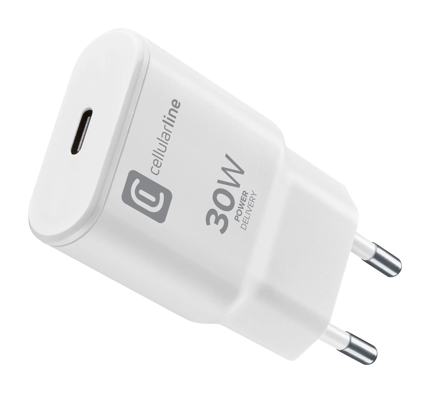 Cellularline USB-C Ladegerät mit GaN-Technologie - GAN SLIM 30W