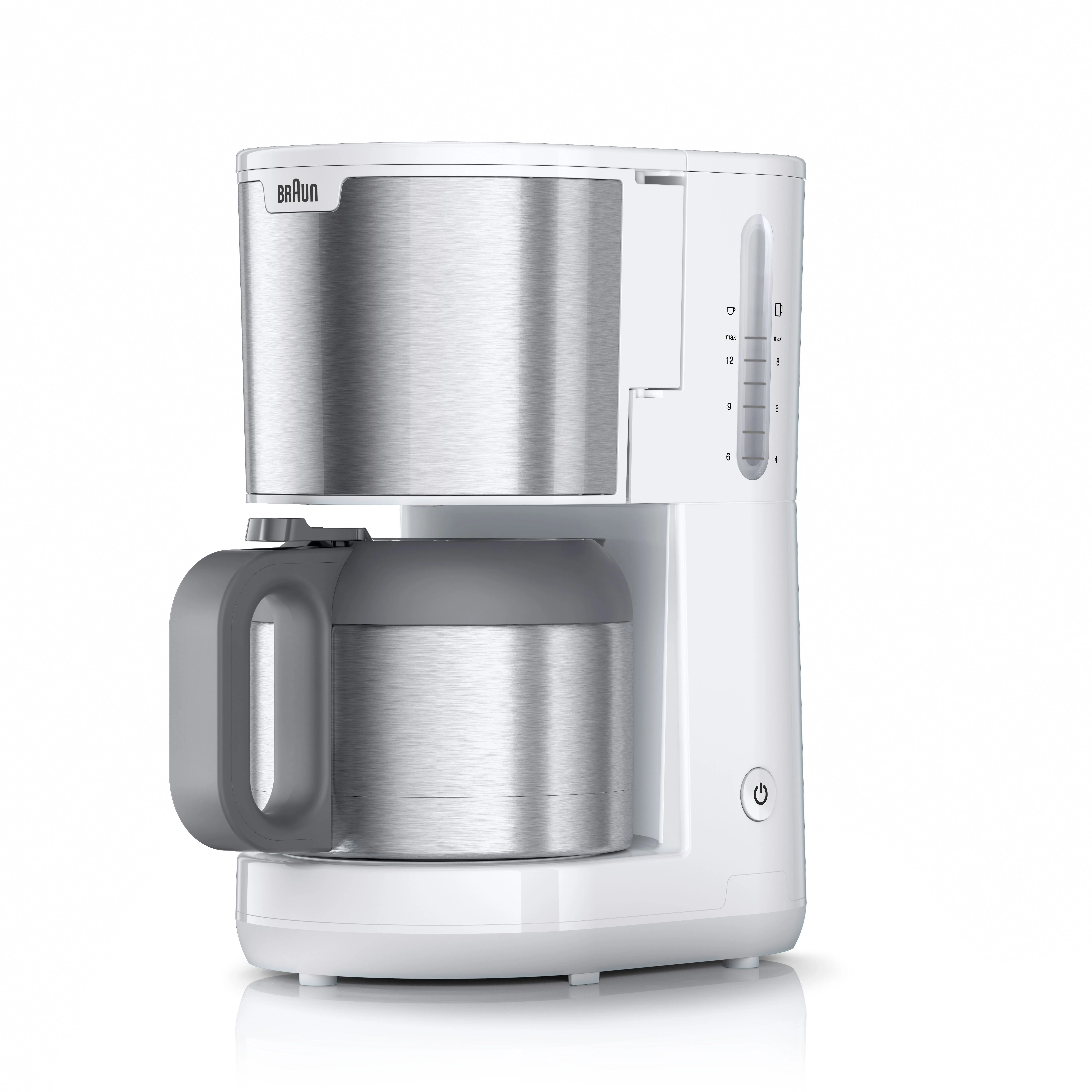 Braun IDCollection KF1505 WH Filterkaffeemaschine 1,2 l