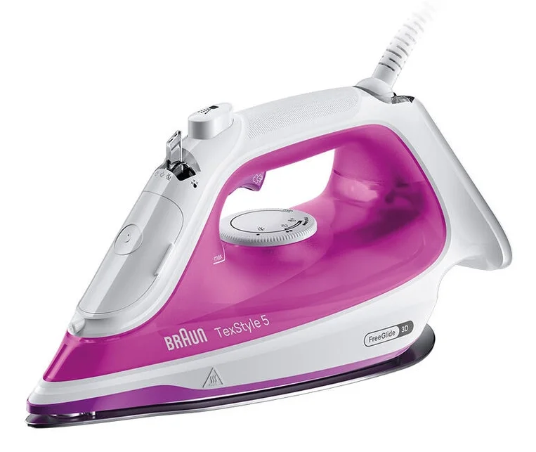 Braun TexStyle 5 SI 5225 Dampfbügeleisen 2500 W Pink, Weiß