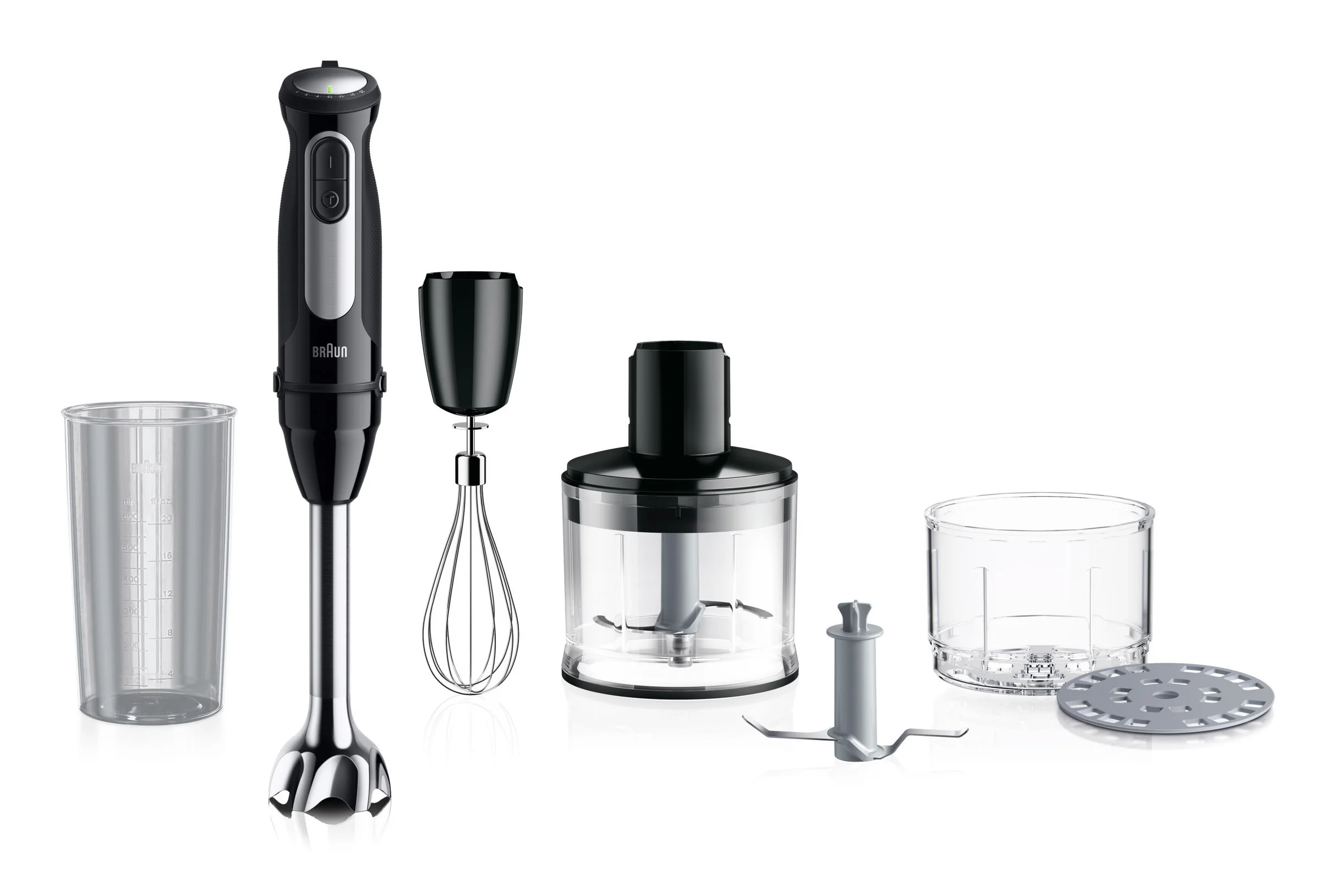 Braun MultiQuick 5 MQ55.254MBK 0,5 l Pürierstab 1000 W Schwarz, Edelstahl