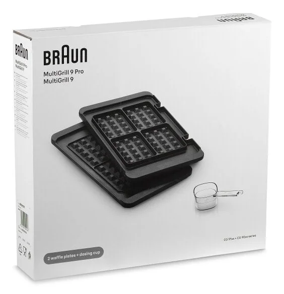 Braun BRSK007 Aluminium Waffelplatte