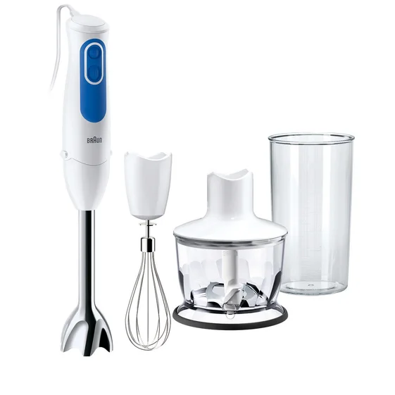 Braun MQ3035WH Sauce 0,6 l Pürierstab 700 W Blau, Weiß